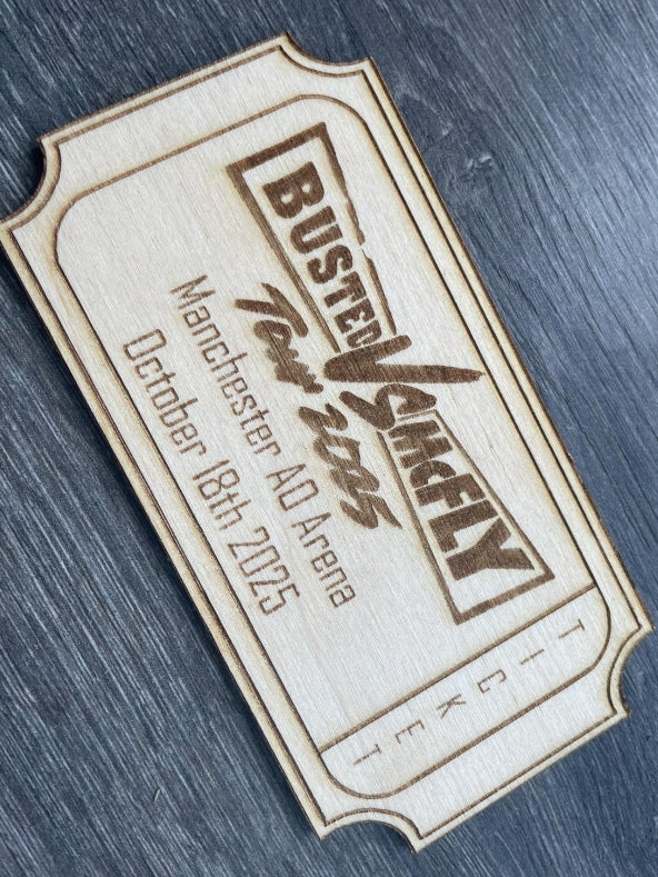 Personalised Wooden Gift Ticket