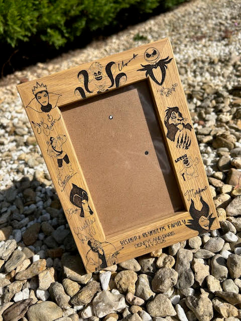Disney Villain Personalised Engraved Photo Frame
