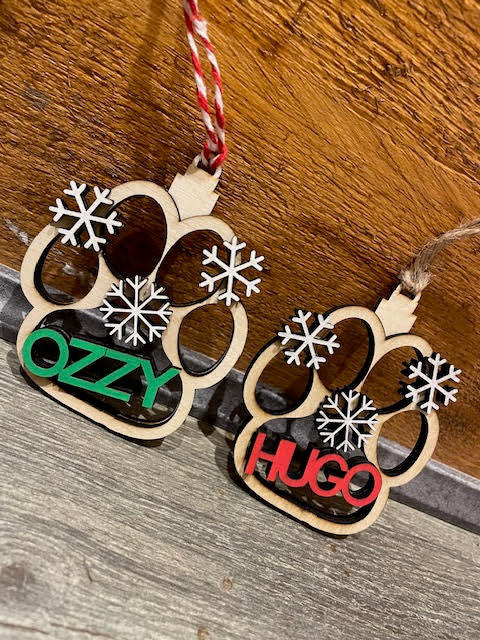 Personalised Dog Christmas Tree Decorations