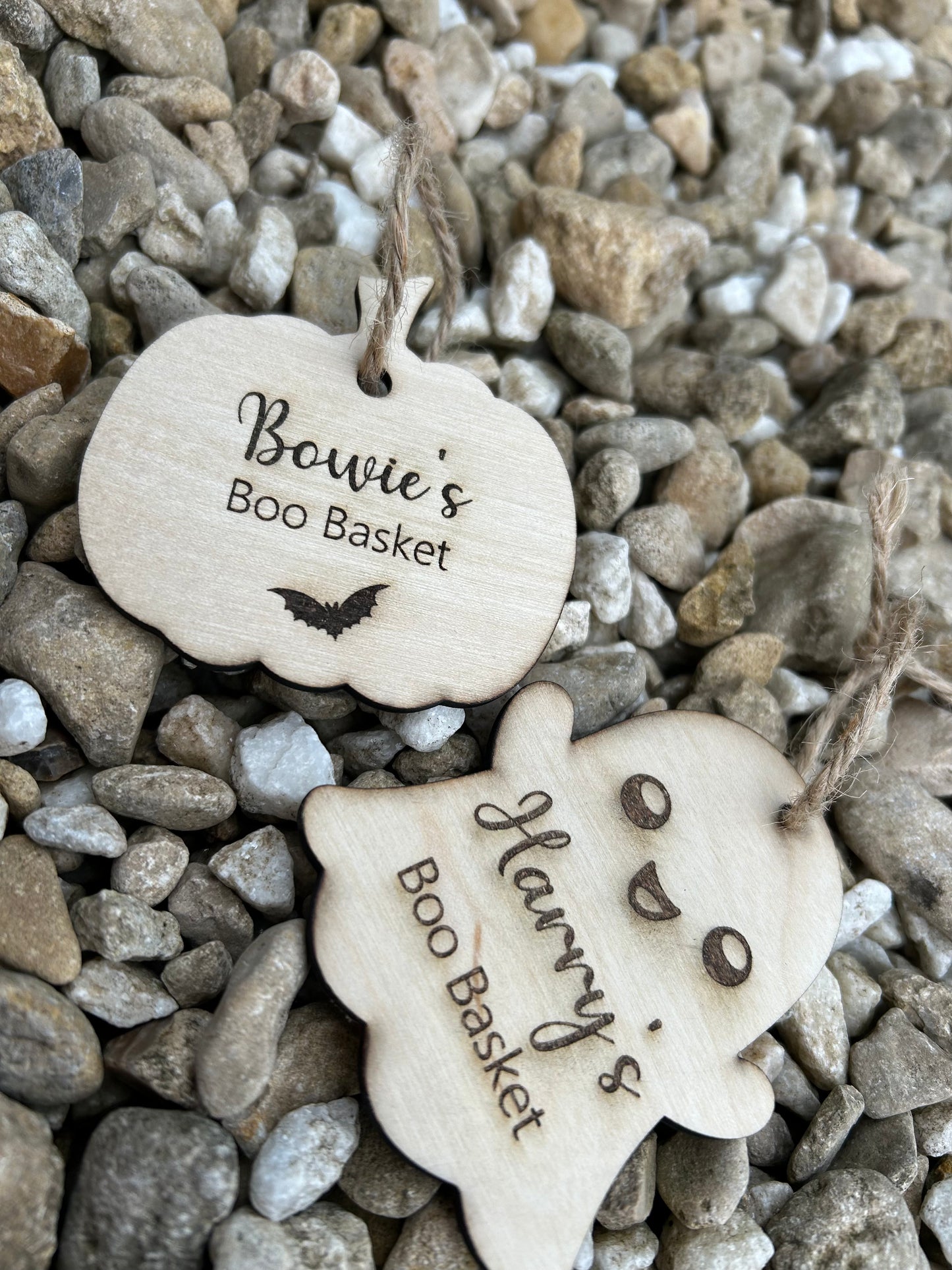 Personalised Boo Basket Tags