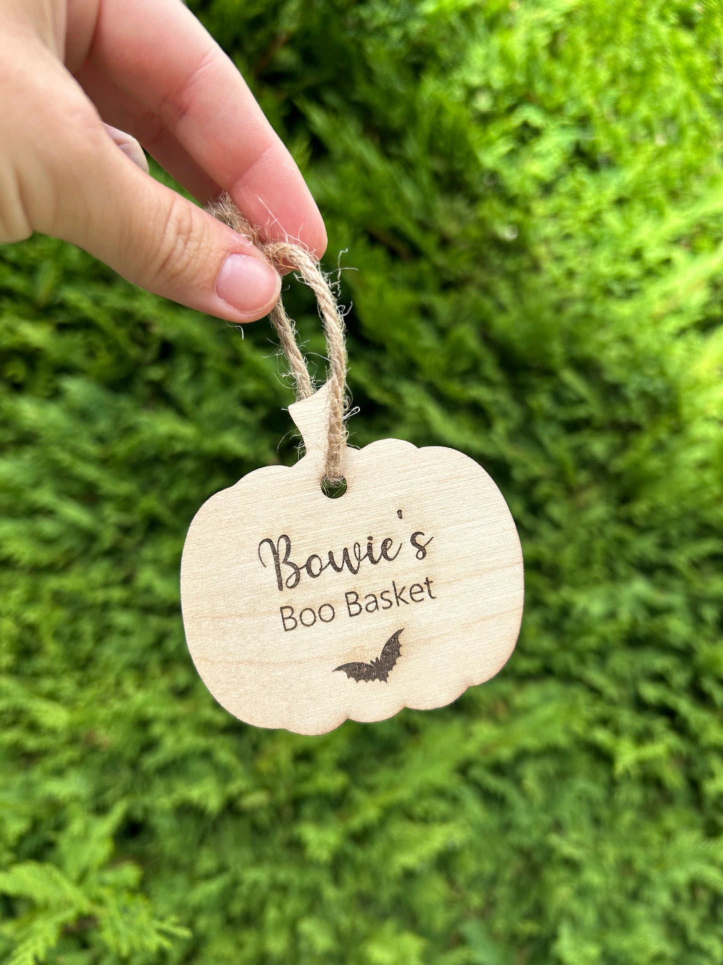 Personalised Boo Basket Tags