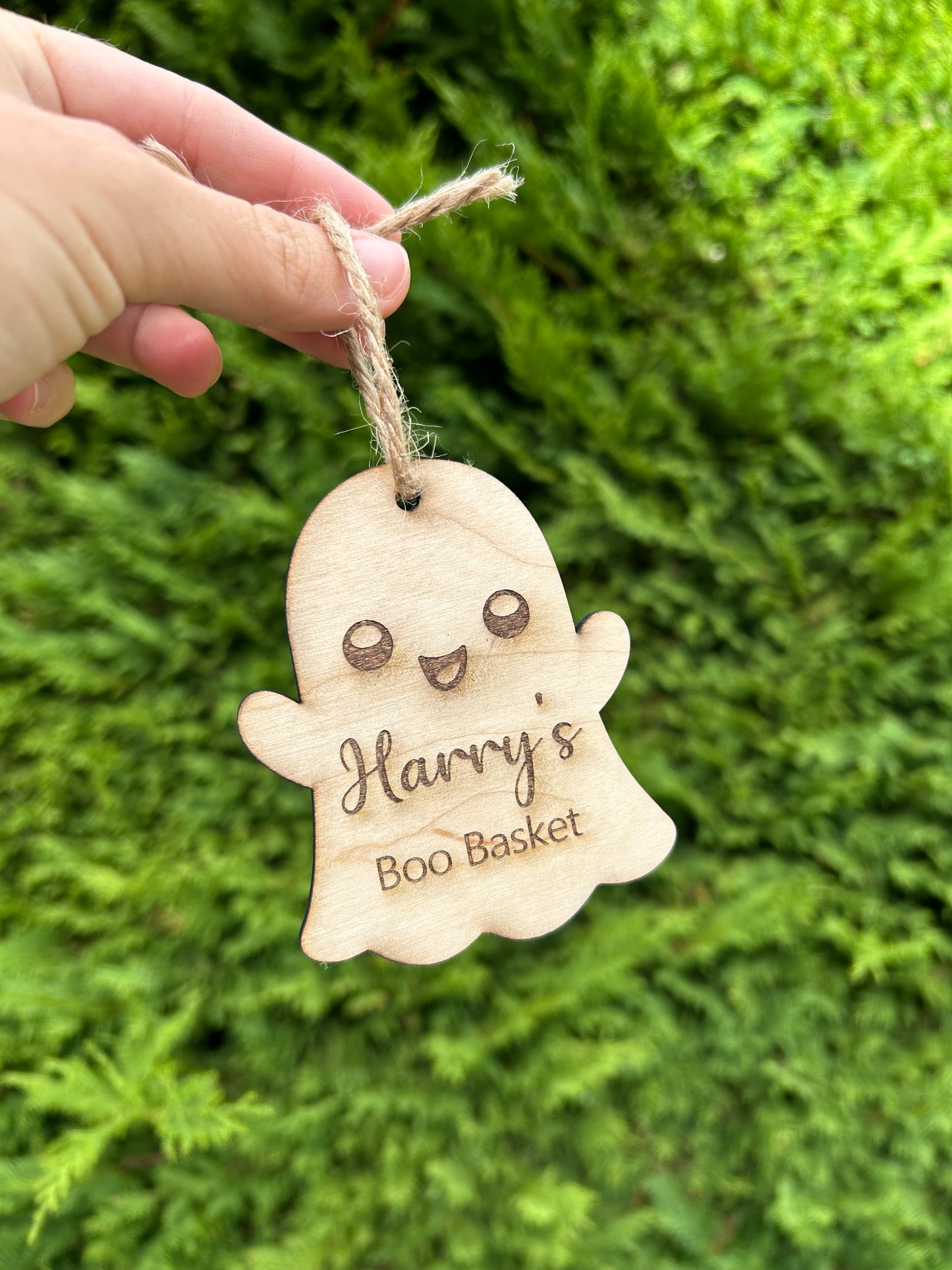 Personalised Boo Basket Tags