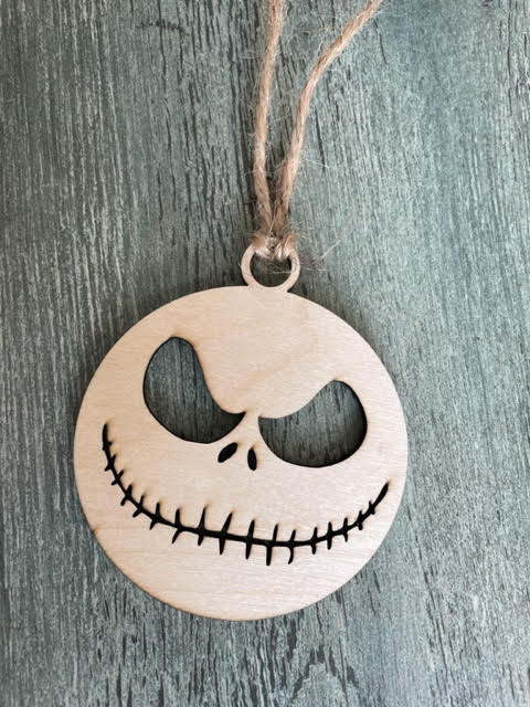 Set Of 3 NBC Inspired Wooden Tree Decorations