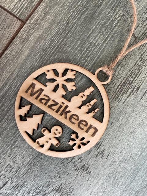 Personalised Name Christmas Tree Decorations