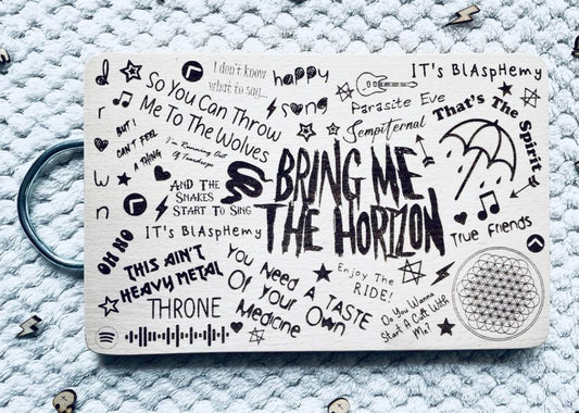 BMTH Inspired Lyric Chopping Board