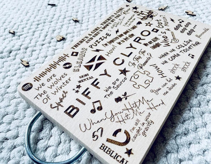 Biffy Clyro Inspired Lyric Chopping Board
