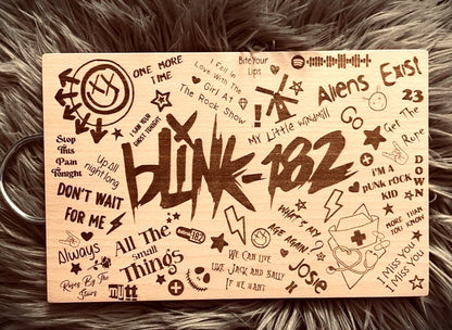 Blink 182 Inspired Lyric Chopping Board