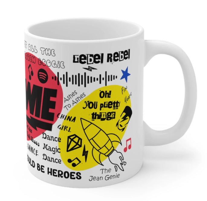 Bowie Inspired 11oz Mug