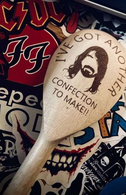 Dave Grohl Inspired Foo Fighters Wooden Spoon