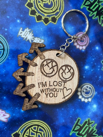 Blink 182 Inspired Keyring