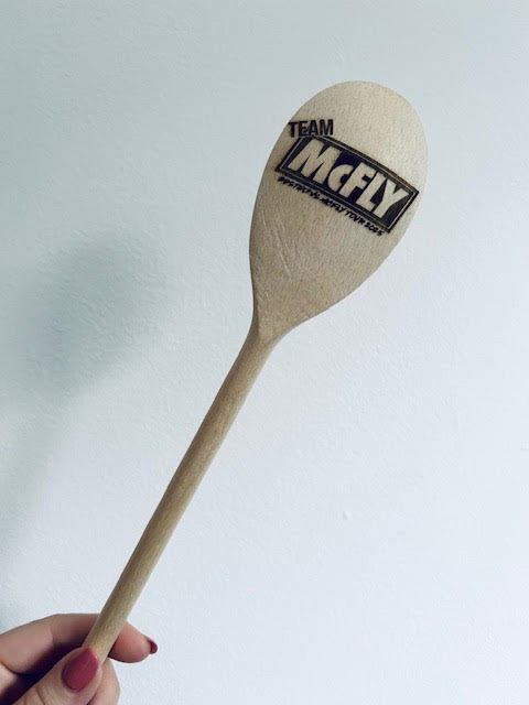 Busted Vs McFly Inspired Wooden Spoons