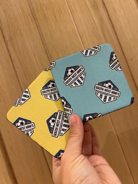 2 Pack Logo Foam Coasters