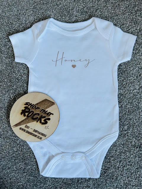 Personalised Baby Vest