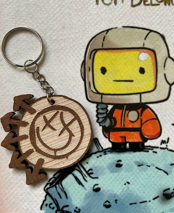 Blink 182 Inspired Keyring